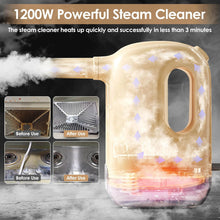 Load image into Gallery viewer, Steam Cleaner , Steam Cleaner Handheld with 8 Accessories, Steam Cleaner Floor, Hand Steam Cleaner with 300 ml Tank, 3 Bar Steam Pressure, Steam Cleaner for Furniture, Carpets, Bathrooms
