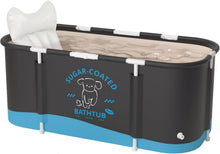 Load image into Gallery viewer, Bañera plegable portátil para adultos, Grande Bañera portátil 115 x 60 x 50cm, bañera plegable, bañera de spa para adultos, para baños de remojo en el hogar
