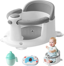 Load image into Gallery viewer, Baby Bath Seat from 6 Months - Non-slip Seat with 4 Powerful Suction Cups, Ergonomic Bath Seat for Shower or Tub

