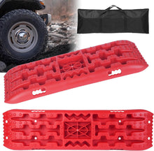 Load image into Gallery viewer, Set of 2 Sand Sheets Traction Aid Offroad Motorhome Accessories Recovery Board, Traction Aid Driving Wedges Car Trailer Tyre Ladder, Traction Tape Traction Mat for Sand, Mud, Snow
