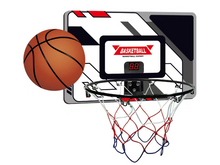 Load image into Gallery viewer, Mini Basketball Hoop Indoor Children - Basketball Hoop for Room with 4 Balls - Mini Hoop with Electronic Scoreboard - Basketball Hoop Outdoor Wall Mounting for Bedroom Office
