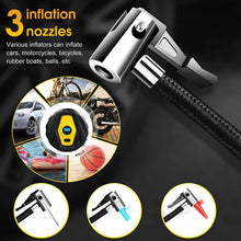 Load image into Gallery viewer, Gonfleur Pneus Voiture,Pompe Voiture 12V 150PSI,Compresseur à Air, Pompe à Vélo avec Lumière LED, Jauge Pression Numérique et Pompe/Arrêt Automatique
