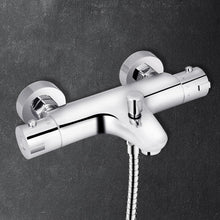 Load image into Gallery viewer, Mitigeur Thermostatique de Douche 1/2 3/4" Mitigeur Thermostatique Robinet Douche Mural Robinet thermostat Chromé Robinet Mélangeur thermostatique pour Salle de Bain
