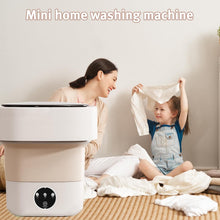 Load image into Gallery viewer, Lavatrice portatile, mini lavatrice intelligente dello schermo di visualizzazione digitale Mini lavatrice, piccola lavatrice per calze biancheria intima o piccoli oggetti
