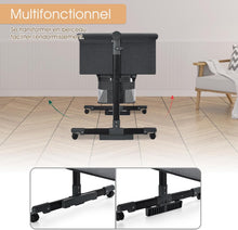 Load image into Gallery viewer, Berceau Bébé Lit bébé Lit cododo pour bébé 4 en 1 Berceau bébé Pliable Hauteur et Pieds réglables, Avec Matelas, 4 Roulettes Pivotantes, Sac de rangement, Cadeau pour nouveau-né 0-2 ans
