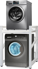 Load image into Gallery viewer, Over the Washing Machine Rack, Washing Machine Cabinet, 3 Height Adjustable, Washing Machine Dryer Cabinet Shelf, Load Capacity 300 kg for Bathroom, Kitchen, Balcony, Laundry Room
