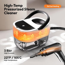 Load image into Gallery viewer, Steam Cleaner, 2500 W Steamer for Cleaning, Steam Cleaner Handheld Device for Home, Car Detailing Steam Cleaner with Controller, Portable Steam Cleaner for Windows, Kitchen, Bathroom, Upholstery, Tiles, Floor
