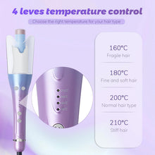Load image into Gallery viewer, Automatic Curling Iron, Negative-Ion Automatic Curling Iron, 28 mm with 4 Temperature Levels, Curler Anti Scalding Design

