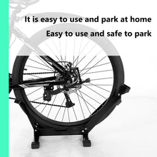 Load image into Gallery viewer, Bicycle Stand Professional Floor Freestanding Stand Holder Mounting Bicycle Park Stand for Mountain Bike Road Bike MTB Black
