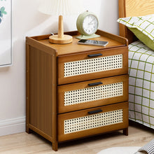 Load image into Gallery viewer, Bedside table simple solid small cabinet light luxury storage cabinet bedroom bedside simple modern mini
