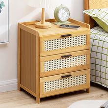 Load image into Gallery viewer, Bedside table simple solid small cabinet light luxury storage cabinet bedroom bedside simple modern mini
