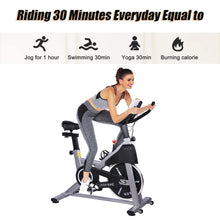 Load image into Gallery viewer, Home Exercise Bike Black Home Gym Exercise Spin Sport Bike Fitness Cardio Indoor
