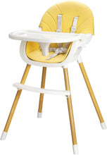 Load image into Gallery viewer, Chaise Haute Évolutive - Coussin Réversible - Plateau Réglable - Dès 6 mois jusqu'à 5 ans - Lavable - Jusqu'à 75 KG - avec Pieds Antidérapants
