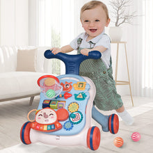 Load image into Gallery viewer, Baby Girl Walker, Detachable Baby Walking Trotor, Adjustable Speed, Music and Table Awakening Activity, Scalable 3 in 1 Baby Walking Trolley, from 6 Months Boy and Girl
