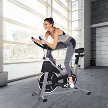 Load image into Gallery viewer, Home Exercise Bike Black Home Gym Exercise Spin Sport Bike Fitness Cardio Indoor
