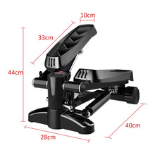 Load image into Gallery viewer, 360°Stepper für Zuhause mit Resistance Bands, Up-Down-Stepper, Mini-Fitnessgerät, Heimtrainer, Swing Stepper für Bein Training Pedalmaschine, Nutzergewicht bis 120kg
