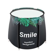 Load image into Gallery viewer, Customized eight bracket barrels home folding blue starry sky folding bath barrel
