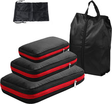 Load image into Gallery viewer, Sacs de Transport avec Compression, Organiseurs de Bagage, Bagage Sac Compression pour Voyage Maquillqage Vêtement avec déperlante
