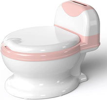 Load image into Gallery viewer, Pot pour Enfants Potty, Mini Toilettes pour Enfants, Siège de Toilette avec bac Amovible, Toilettes pour bébés Antidérapant avec Coussin Confortable (Rose)
