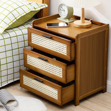 Load image into Gallery viewer, Bedside table simple solid small cabinet light luxury storage cabinet bedroom bedside simple modern mini
