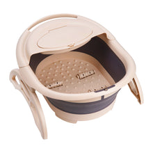 Load image into Gallery viewer, Baril De Pédicure Pliant Bain de pieds soins des pieds Spar Bassin d'eau Portable Masseurs pour Les Pieds
