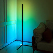 Load image into Gallery viewer, Yinleader Lampadaire d'angle pour créer une atmosphère romantique - 41 x 142 cm + LED RVB
