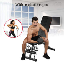 Load image into Gallery viewer, Banco de Musculación Multifuncional, 7 en 1 Fitness Banco de Gimnasio Plegable, Banco de Abdominales y Pierna Ajustable en 7 Posición, Banca de Pesas Declinable y Inclinable Hasta 200KG
