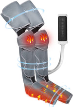 Load image into Gallery viewer, Leg Massage Device Feet Thigh Calf, Leg Massage with Heating, Electric Massage Air Compression, Adjustable Envelope Design with 3 Modes 3 Intensities and Remote Control

