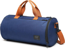 Load image into Gallery viewer, Sac De Sport avec Compartiment à Chaussures et Poche Humide, Sac de Voyage Imperméables, Sac polochon Grande Capacité, Sac de Gym Fitness Portable, Sac Bandoulière, Sac a Main pour Homme Femme Enfant
