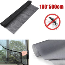 Load image into Gallery viewer, Moustiquaire Fenêtre 100 * 500,120 * 500,150 * 500cm, Lot de 2, Filet Anti-Insectes avec Ruban Adhésif Bande Auto-agrippante sans Perçage Voile Moustiquaire Découpable Maille Fine Anti-Mouche Moustiques
