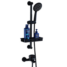 Load image into Gallery viewer, Single lever shower faucet Bathtub faucet with Artichoke Handheld Shower (3 modes) Black, Includes shower bracket wall and shower hose

