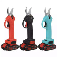 Load image into Gallery viewer, Professional Cordless Electric Pruning Shears 32mm Cutting Diameter Garden Pruner with Battery 2 Batteries Rechargeable Scissors Electric Branch for Gardens Parks Farms Greenhouses
