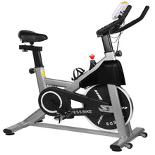 Load image into Gallery viewer, Home Exercise Bike Black Home Gym Exercise Spin Sport Bike Fitness Cardio Indoor
