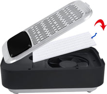 Load image into Gallery viewer, Aspirapolvere per Unghie, Aspirapolvere per Unghie Professionale, Macchina per Collettore di Polveri Professionale Ricaricabile da 80W, Aspirapolvere per Unghie per Manicure Bianca
