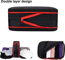 Load image into Gallery viewer, Sacs de Transport avec Compression, Organiseurs de Bagage, Bagage Sac Compression pour Voyage Maquillqage Vêtement avec déperlante
