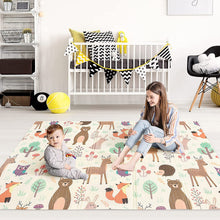 Load image into Gallery viewer, Alfombra de Juegos Reversible Colchoneta Infantil Plegable.Alfombra de Juegos de XPE, Colchoneta de Juegos Plegable, Alfombra de Doble Cara
