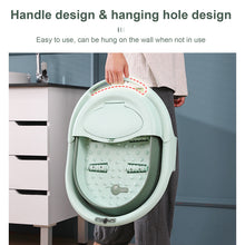 Load image into Gallery viewer, Baril De Pédicure Pliant Bain de pieds soins des pieds Spar Bassin d'eau Portable Masseurs pour Les Pieds
