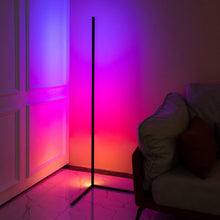 Load image into Gallery viewer, Yinleader Lampadaire d'angle pour créer une atmosphère romantique - 41 x 142 cm + LED RVB
