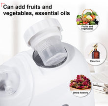 Load image into Gallery viewer, Facial Steamer, Facial Steamer, Humidifier, Beauty Spa, Personal Skin Care, Face Care, Face Steamer, Reduces Enlarged Pores, White
