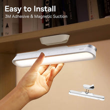Load image into Gallery viewer, Magnetic Light Strip Cabinet Lighting, 42 LED Under-Unit Light, Rechargeable USB Battery and Touch Dimmable, for Kitchen, Counter, Wardrobe, Makeup Light, Bedroom
