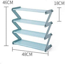 Load image into Gallery viewer, Single Shoe Shelf Assembled Stainless Steel Save Space Slippers High Heels Home Multi-Layer Foldable Storage Dormitory
