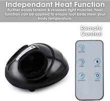 Load image into Gallery viewer, Foot Massage Device, Heating with Rolling and Pressure, Shiatsu Foot Massager Feet Massager, With Control Panel and Remote Control, Relaxation at Home and Office
