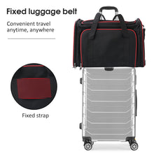 Load image into Gallery viewer, Transportín Plegable para Perros y Gatos, Transportín Transpirable y Lavable para Perros Gatos Portador con Correa de Hombro Ajustable, Bolsa de Transporte para Mascotas con Almohadilla Suave(Azul)
