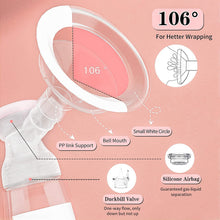 Load image into Gallery viewer, Tire-lait électrique double avec 4 modes et 9 niveaux, pompe à lait rechargeable ultra silencieuse, avec 2 bouteilles de lait
