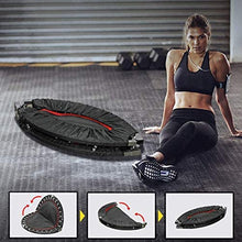 Load image into Gallery viewer, Sports Trampoline With Stable Adjustable Handle, Fitness Trampoline for Adult Kids, Home Exercise Foldable Trampoline Rebounder Bounce, User Max Weight 330 lbs (40")
