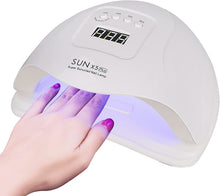 Load image into Gallery viewer, Kit de vernis à ongles en gel avec lumière UV 54W sèche-ongles et perceuse à ongles, ensemble de vernis à ongles en gel 12 couleurs ensembles de manucure
