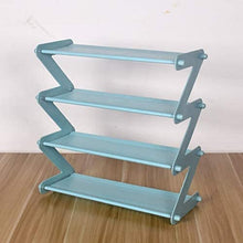 Load image into Gallery viewer, Single Shoe Shelf Assembled Stainless Steel Save Space Slippers High Heels Home Multi-Layer Foldable Storage Dormitory
