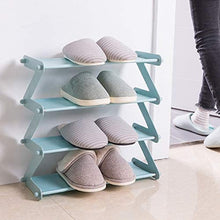Load image into Gallery viewer, Single Shoe Shelf Assembled Stainless Steel Save Space Slippers High Heels Home Multi-Layer Foldable Storage Dormitory
