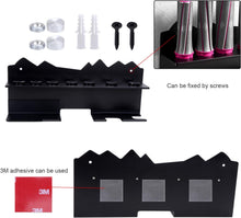 Load image into Gallery viewer, Support Sèche-Cheveux Support monté sur Baguette Compatible pour Dyson Airwrap Styler Bigoudi et 7 Curls Barrels Support Mural Organisateur de Support en Acier Inoxydable
