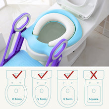 Load image into Gallery viewer, Ladder toilet seat with steps WC seat pot Baby trainer child
